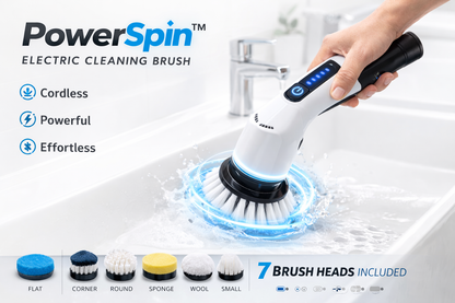 PowerSpin™ Electric Cleaning Brush